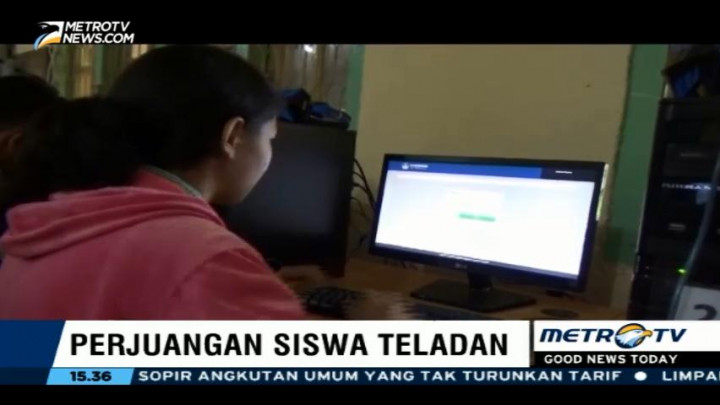 Perjuangan Siswa Teladan Ikuti UN