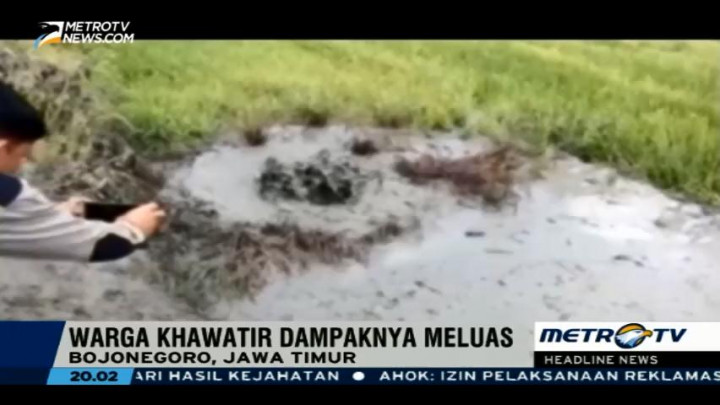 Semburan Mirip Lumpur Lapindo Muncul di Bojonegoro