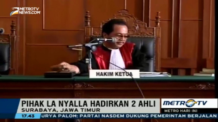 Praperadilan La Nyalla Mattaliti, Dua Pihak Hadirkan Ahli