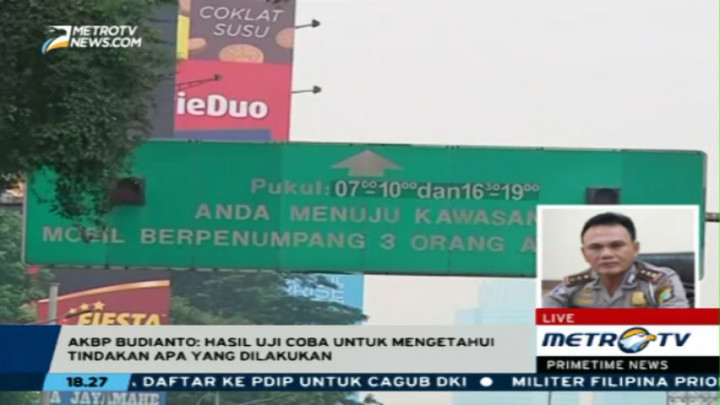 Uji Coba Penghapusan 3 In 1, Dianjurkan Tak Ada Rekayasa Lalin