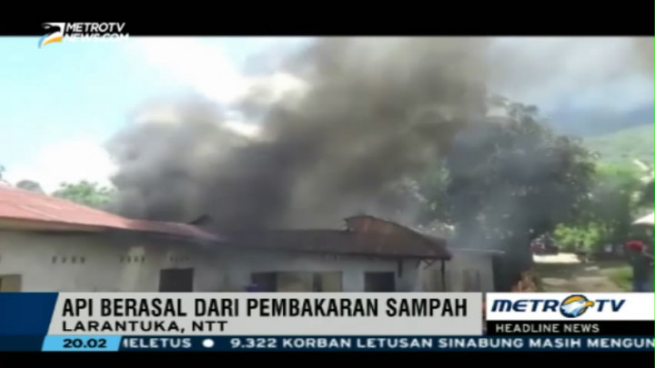 Gudang Sembako di Larantuka Ludes Terbakar