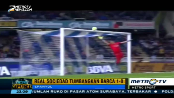 Real Sociedad Tumbangkan Barca 1-0