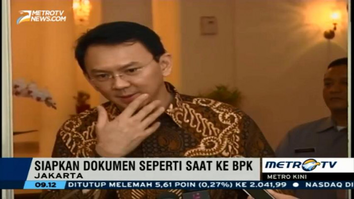 Datangi KPK, Ahok Siapkan Dokumen Seperti saat ke BPK