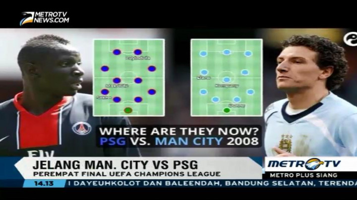 Manchester City vs PSG, Akankah Kembali Imbang?