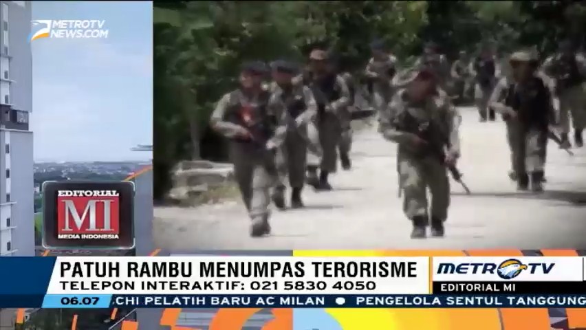 Patuh Rambu Menumpas Terorisme