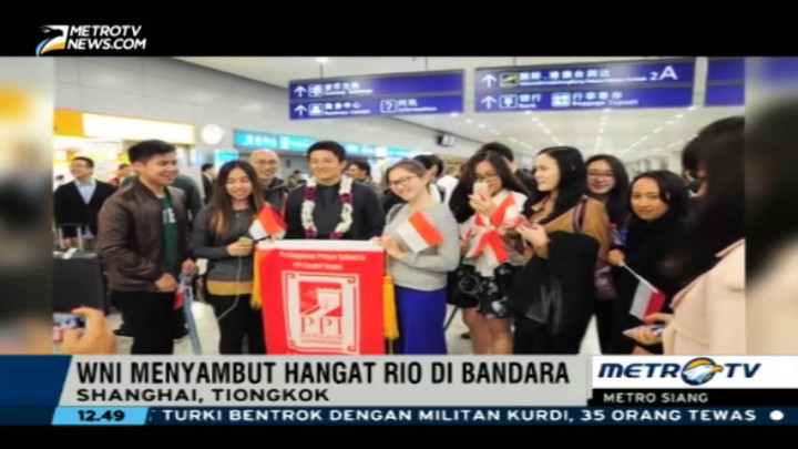 Tiba di Shanghai, Rio Haryanto Dapat Sambutan Hangat