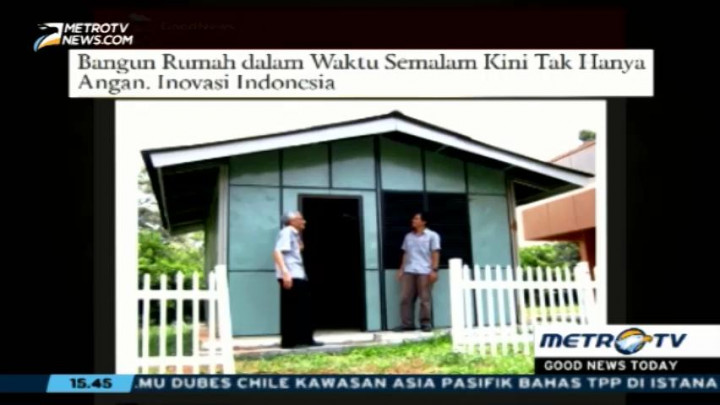 Sekarang, Bangun Rumah Bisa Dilakukan dalam Waktu Semalam