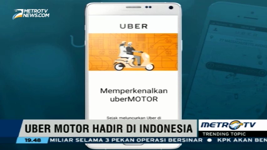 Uber Motor Hadir di Indonesia