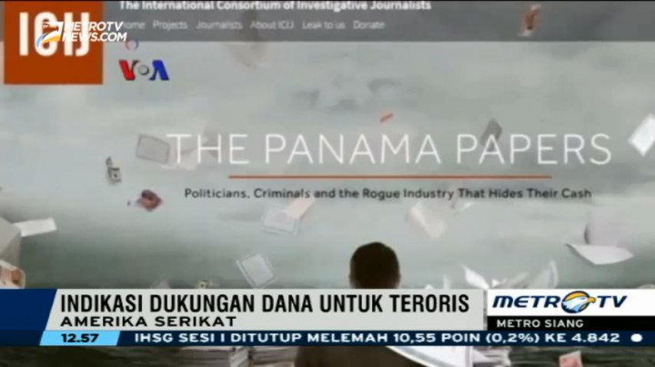 Analis Duga Ada Dukungan Dana untuk Teroris di Panama Papers