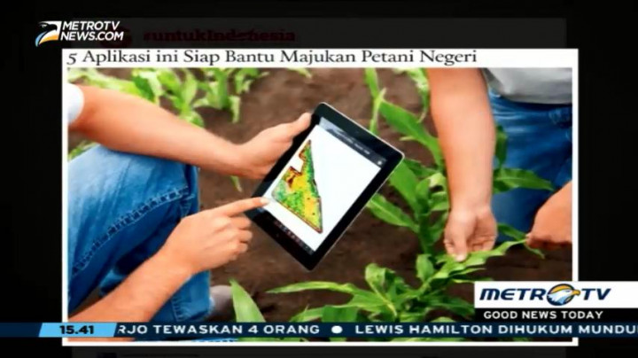 Jokowi dan Menkominfo Luncurkan Lima Aplikasi untuk Petani
