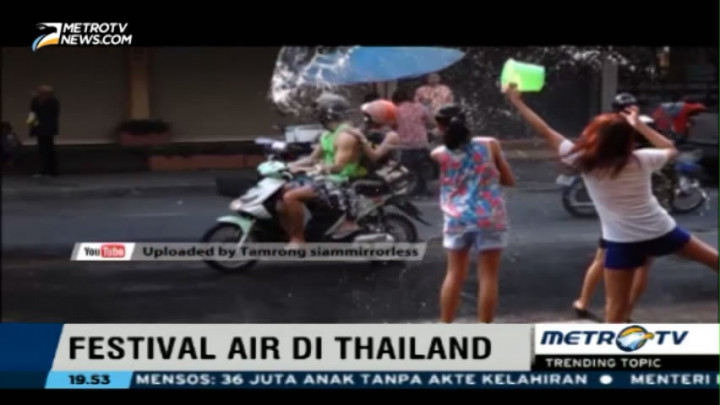 Thailand Gelar Festival Air Meski Dilanda Kekeringan