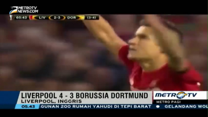 Liverpool Melaju ke Semi Final Liga Europa