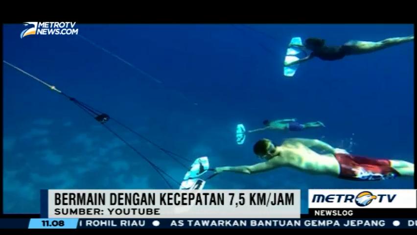 Olahraga Subwing, Merasakan Sensasi Terbang dalam Air