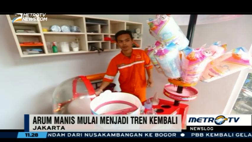 Arum Manis, Jajanan Masa Lalu yang Kembali <i>Ngetren</i>