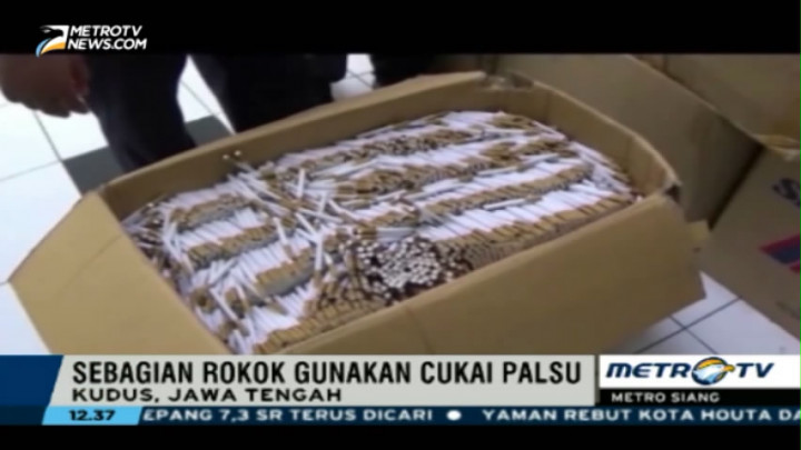 Bea Cukai Kudus Amankan Ratusan Ribu Batang Rokok Ilegal