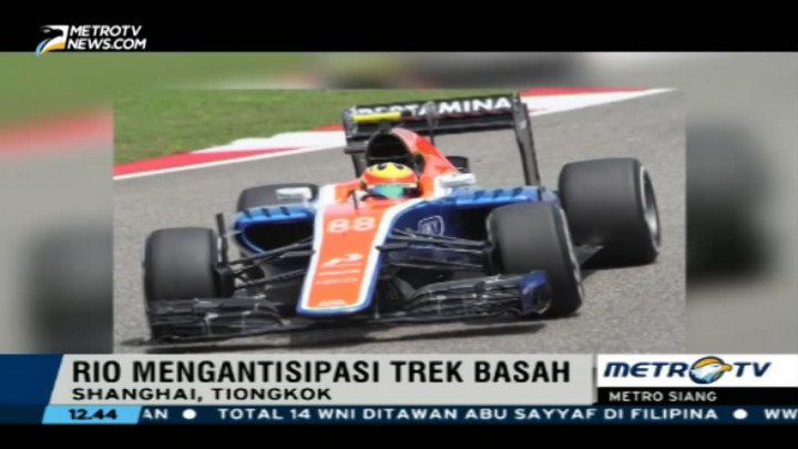 Rio Haryanto Antisipasi Trek Basah di Sirkuit Shanghai