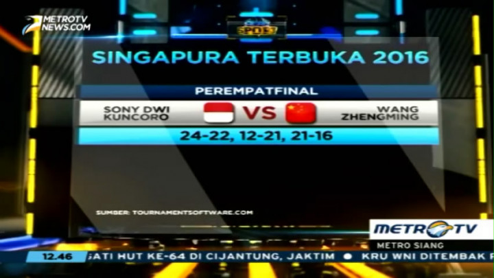 Tiga Wakil Indonesia Lolos ke Semifinal Singapura Terbuka