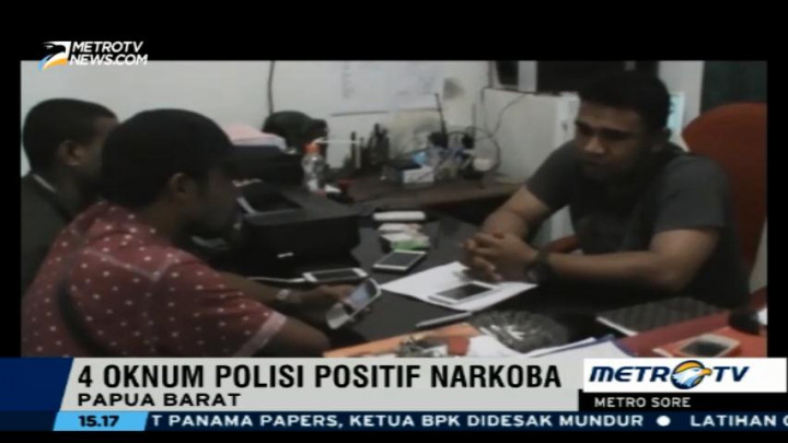 Tes Urine, Empat Anggota Polres Sorong Positif Narkoba