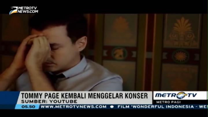 Tommy Page Kembali Gelar Konser di Indonesia