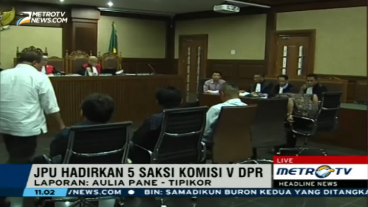 JPU Hadirkan 5 Saksi di Sidang Suap KemenPUPR