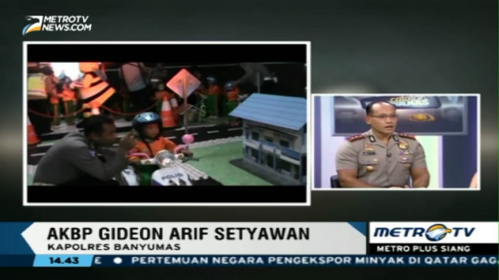 Ini Cara Polisi Didik Anak-anak Tertib Lalu Lintas