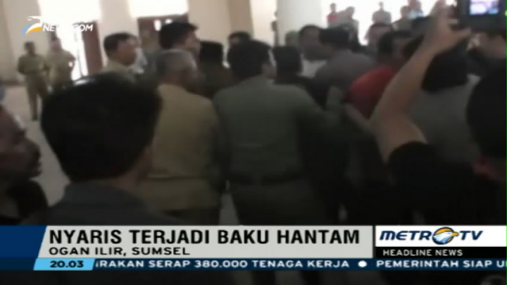 Sidang Paripurna DPRD Ogan Ilir Kembali Ricuh