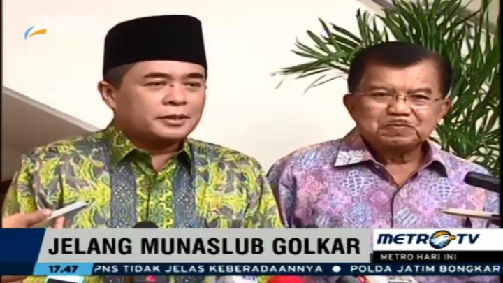 Caketum Golkar Ade Komarudin Minta Restu JK