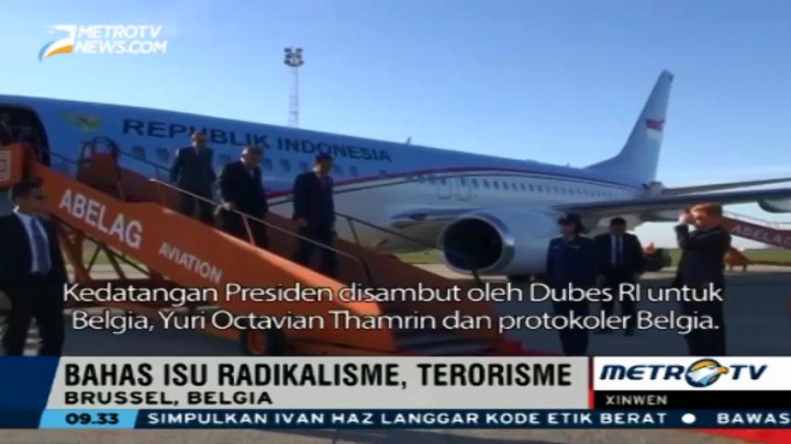 Jokowi Lanjutkan Kunjungan Kerja ke Belgia