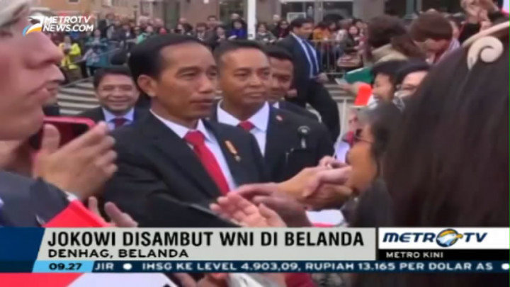 Tiba di Belanda, Jokowi Disambut Lagu Indonesia Raya