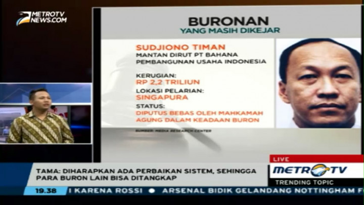 ICW: Perlu Ada Perbaikan Sistem untuk Tangkap Buronan Lainnya