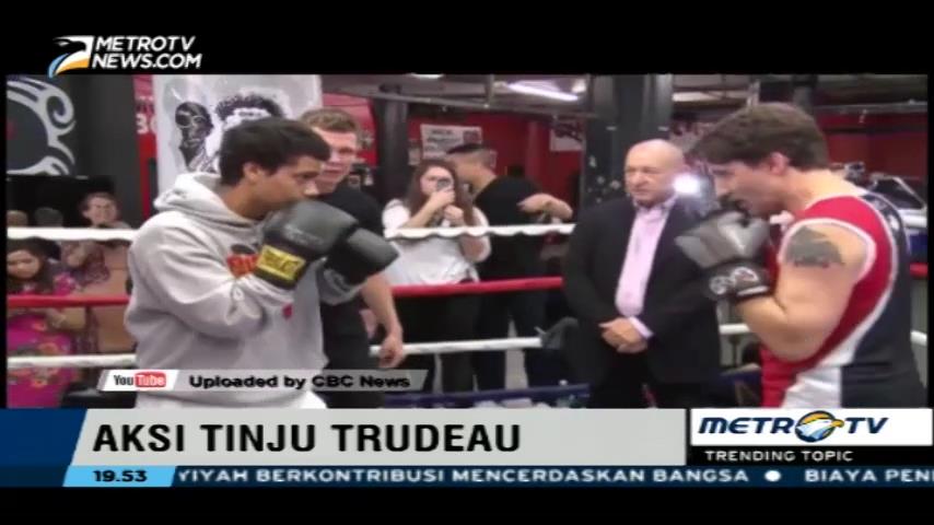 PM Trudeau Latihan Tinju