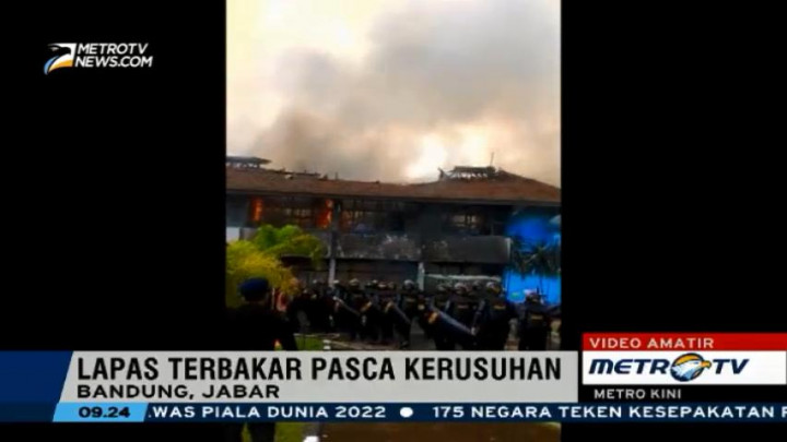 Rusuh, Lapas Narkotika Banceuy Terbakar