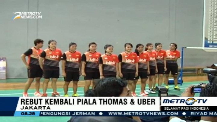 Indonesia Optimis Bawa Pulang Piala Thomas dan Uber
