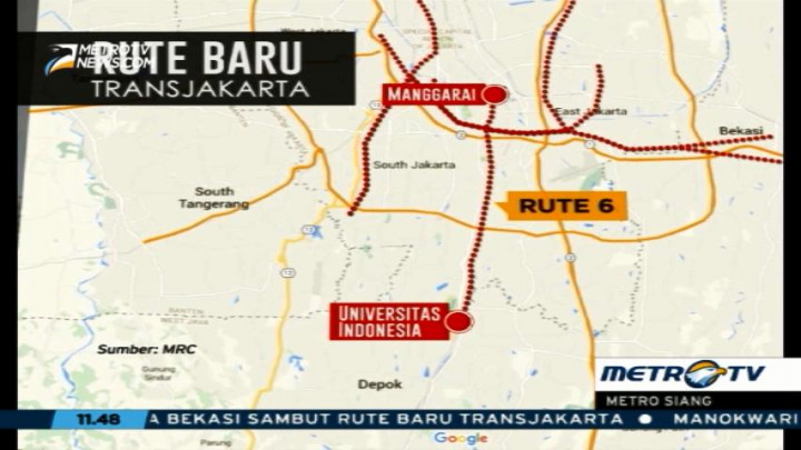Ini Enam Rute Baru Transjakarta