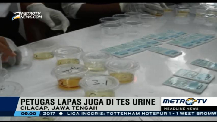 Sebelas Napi Lapas Nusakambangan Positif Gunakan Sabu-sabu