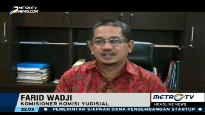 KY Catat Lima Provinsi dengan Hakim Berkinerja Buruk