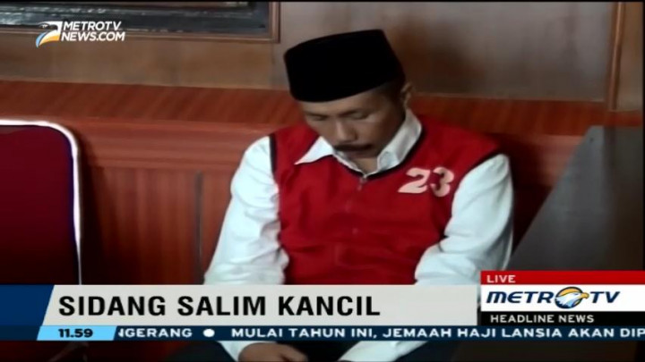 Sidang Salim Kancil, Saksi Jelaskan Keseharian Kades Desa Selok Awar-awar