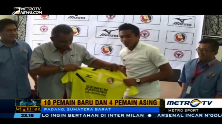 Jelang ISC 2016, Semen Padang Umumkan Skuatnya