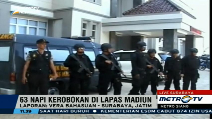 Cegah Bentrokan, 63 Napi LP Kerobokan Dipindahkan ke Ngawi & Madiun