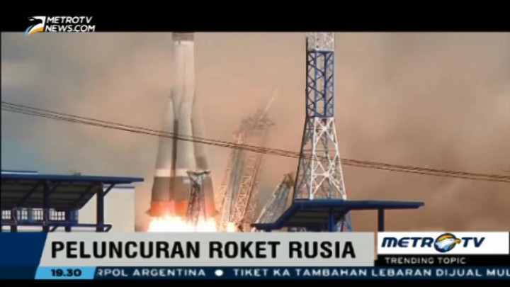 Video Peluncuran Roket Rusia Menjadi Viral