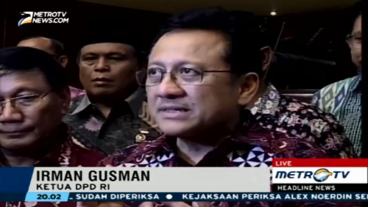 Kisruh Bahas Tatib, Irman Gusman: Semangatnya adalah Memperkuat DPD