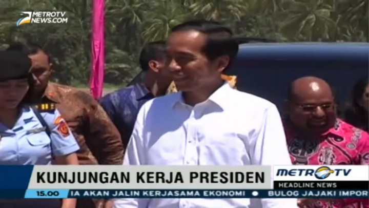 Jokowi Tinjau Tinjau Pelabuhan Depapre di Jayapura