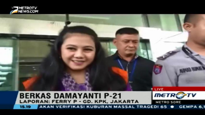 Berkas Perkara Damayanti Sudah P21
