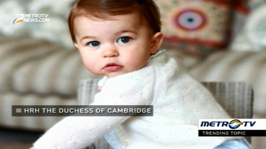 Foto Baru Putri Charlotte Dirilis di Ulang Tahun Pertamanya