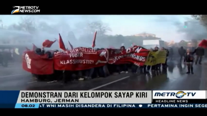 Unjuk Rasa Hari Buruh di Jerman Diwarnai Bentrok