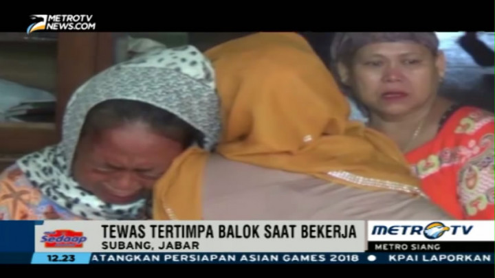 TKW Asal Subang Tewas Tertimpa Balok Kayu di Taiwan