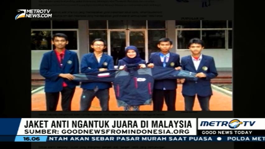 Jaket Anti Ngantuk Karya Mahasiswa Unibraw Jadi Juara di Malaysia