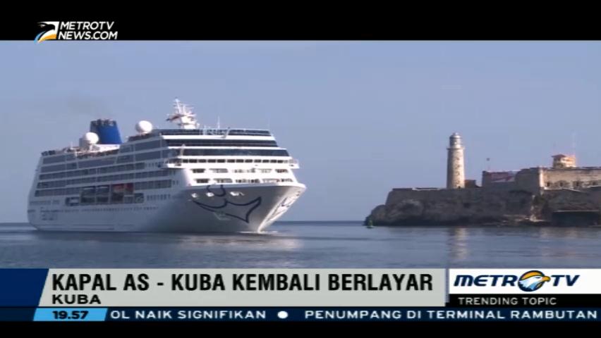 Kapal Pesiar AS Lintasi Kuba untuk Pertama Kalinya