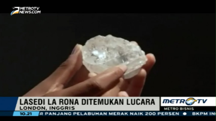 Berlian 1.190 Karat Dilelang dengan Nilai USD 70 Juta