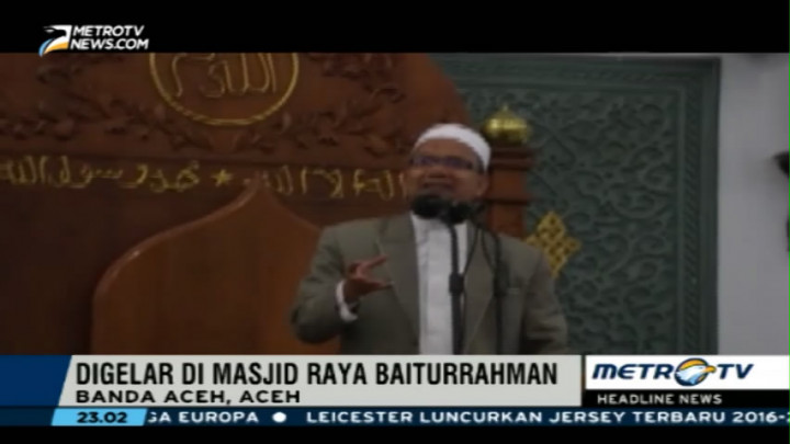 Ketua Forum Dai Asia Tenggara Hadiri Peringatan Isra Mi'raj di Aceh